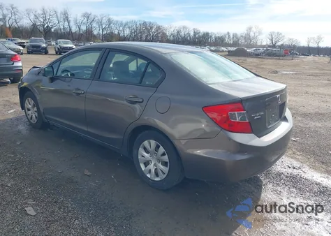 2012 Honda Civic Lx z USA, uszkodzony, nr VIN 19XFB2F52CE086877